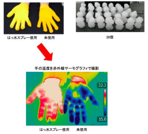 <雪だるまを28個つくったあと>