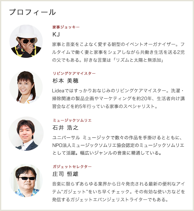 プレゼンター プロフィール