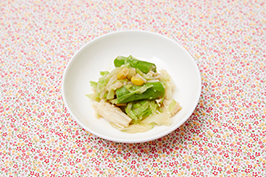 アスパラとキャベツの味噌和えのつくり方