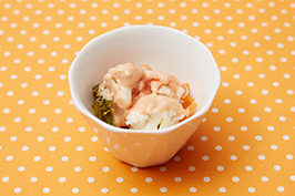 3色野菜のオーロラ和えのつくり方