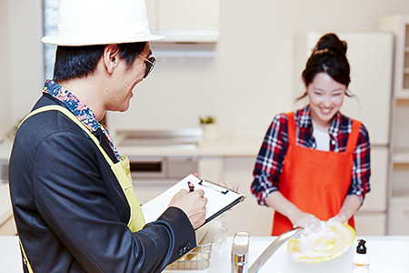 写真:食器洗い×音楽の体験3