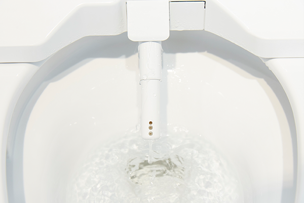 写真:ノズルを清潔に保つ「TOTO」のノズル