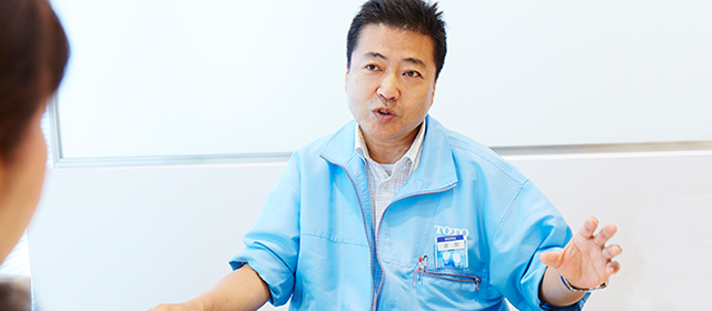 写真:TOTOの渡部さん