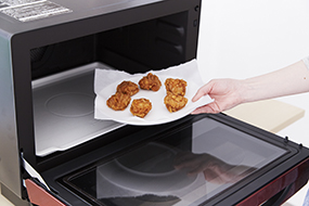 から揚げを電子レンジで温める